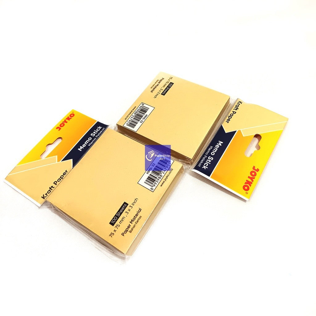 JOYKO - Memo Stick MMS-33 Cokelat Kraft Paper - Pad