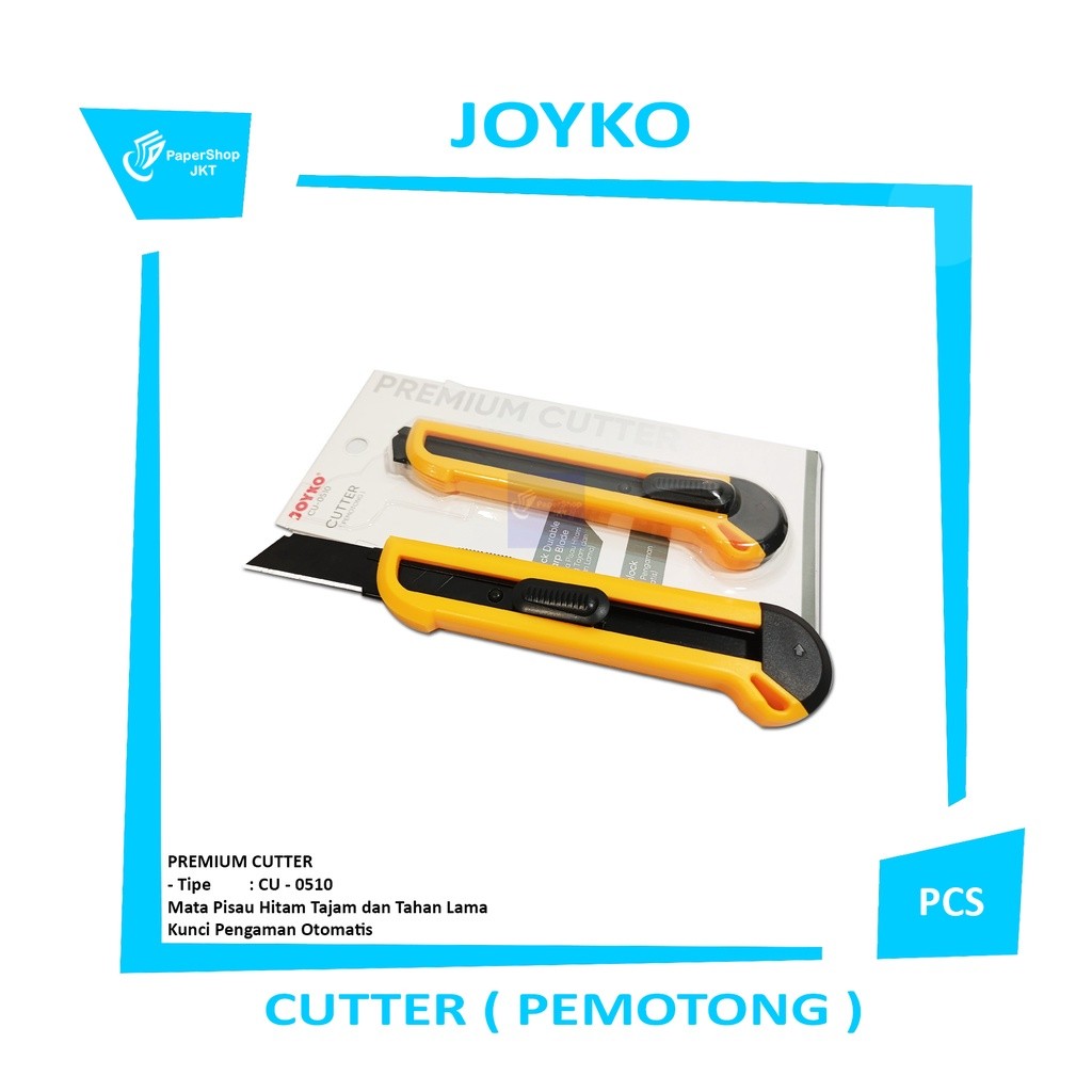 JOYKO Pisau Cutter Premium CU-0510 -Pcs