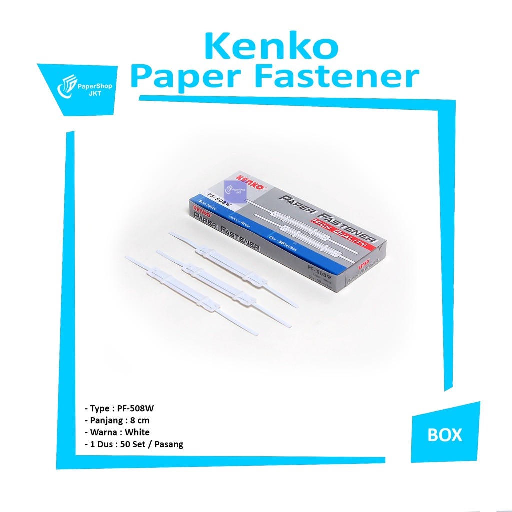 KENKO - Paper Fastener Pf-508W - Acco - Pack