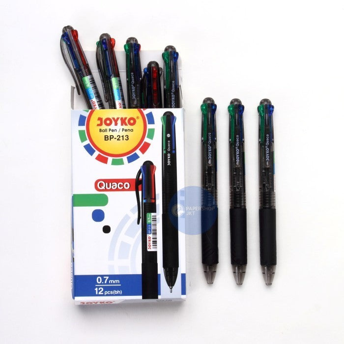 JOYKO - Pulpen 4 Warna BP-213 Quaco - Lusin