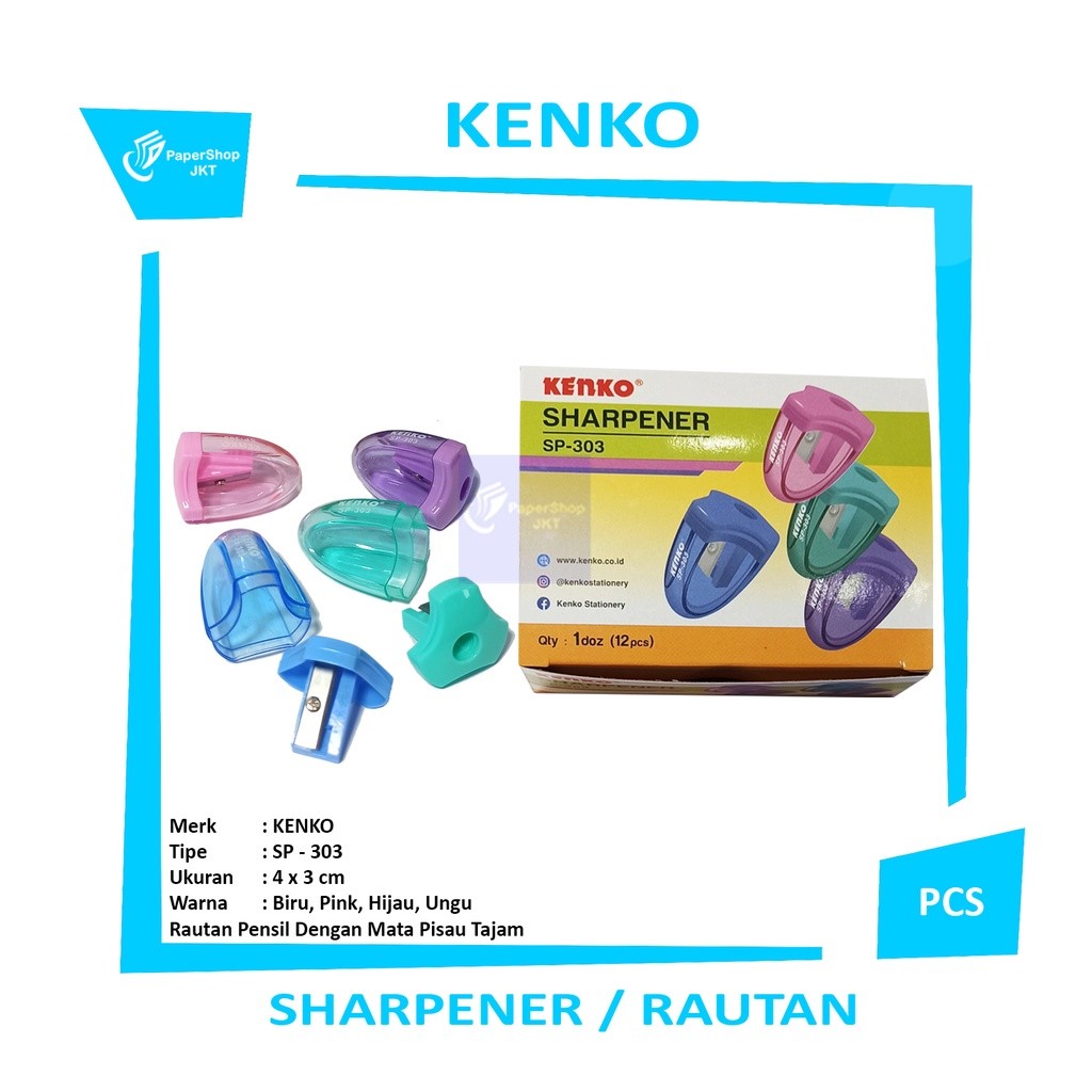 KENKO - Sharpener SP - 303 - Rautan - Pcs