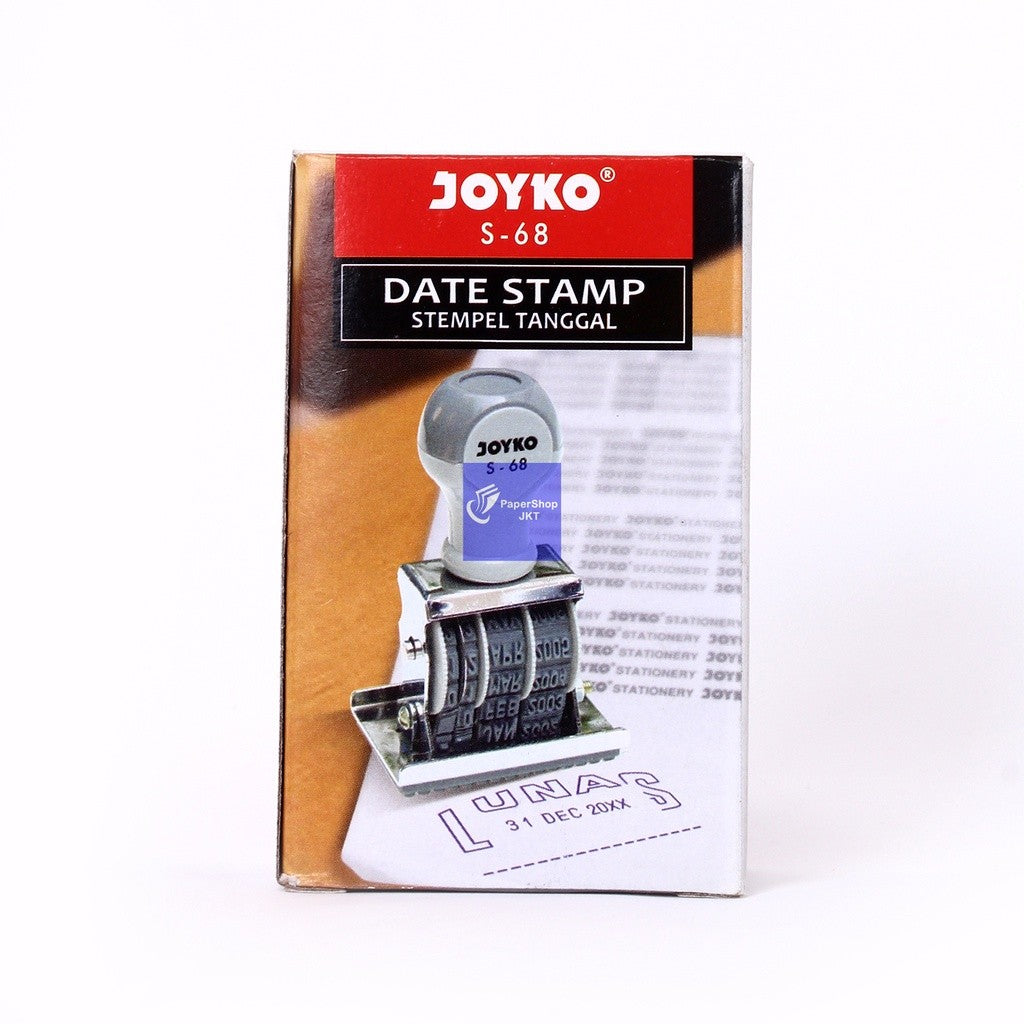JOYKO - Stampel S-68  Lunas & Tanggal - Pcs