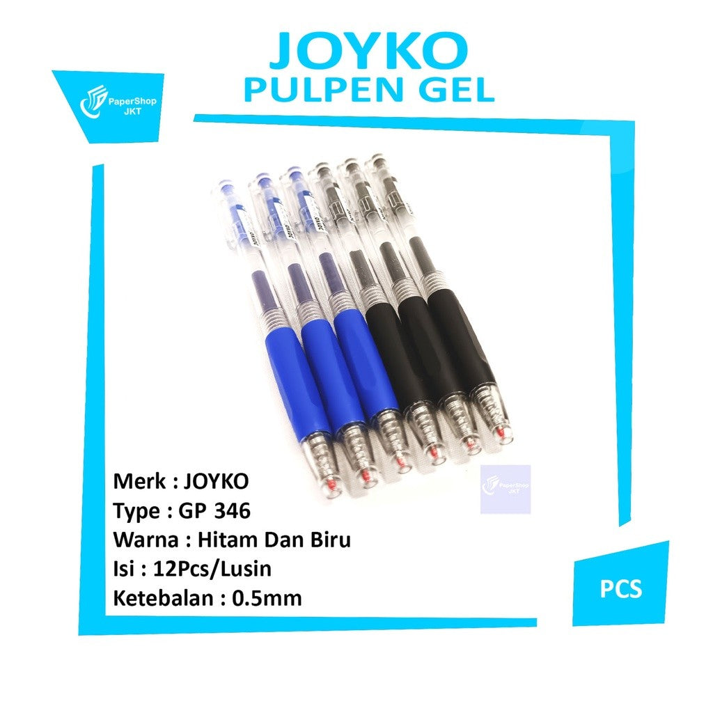 JOYKO - Pulpen Gel Pen GP-346 0.5mm - Pcs
