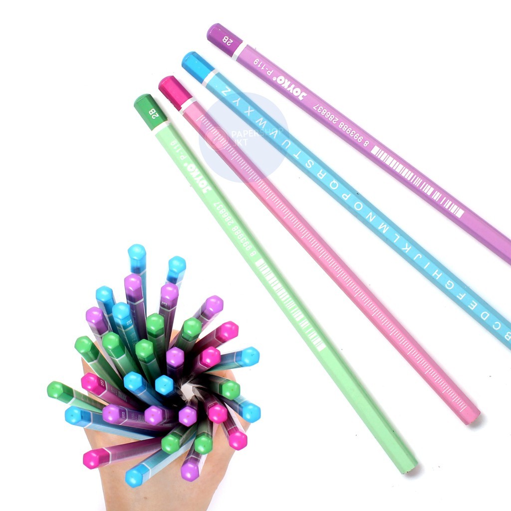 JOYKO - Pensil 2B P-119 isi 48 Pensil - Drum