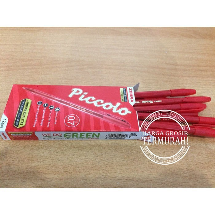 ZEBRA - Pen Piccolo Pena, Pulpen, Ballpoint 0.7 - Pcs