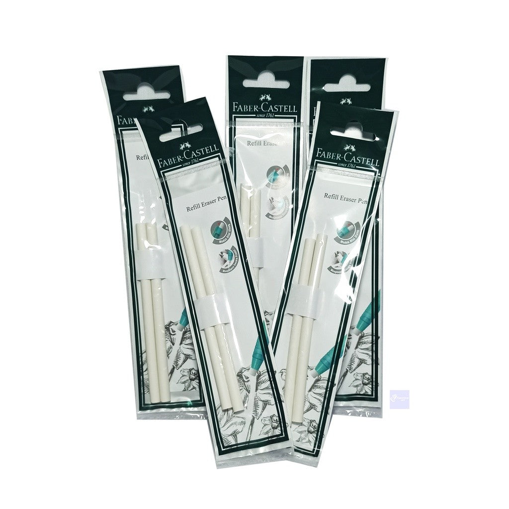 FABER-CASTELL - Isi ulang penghapus - Refill Eraser Pencil - Set