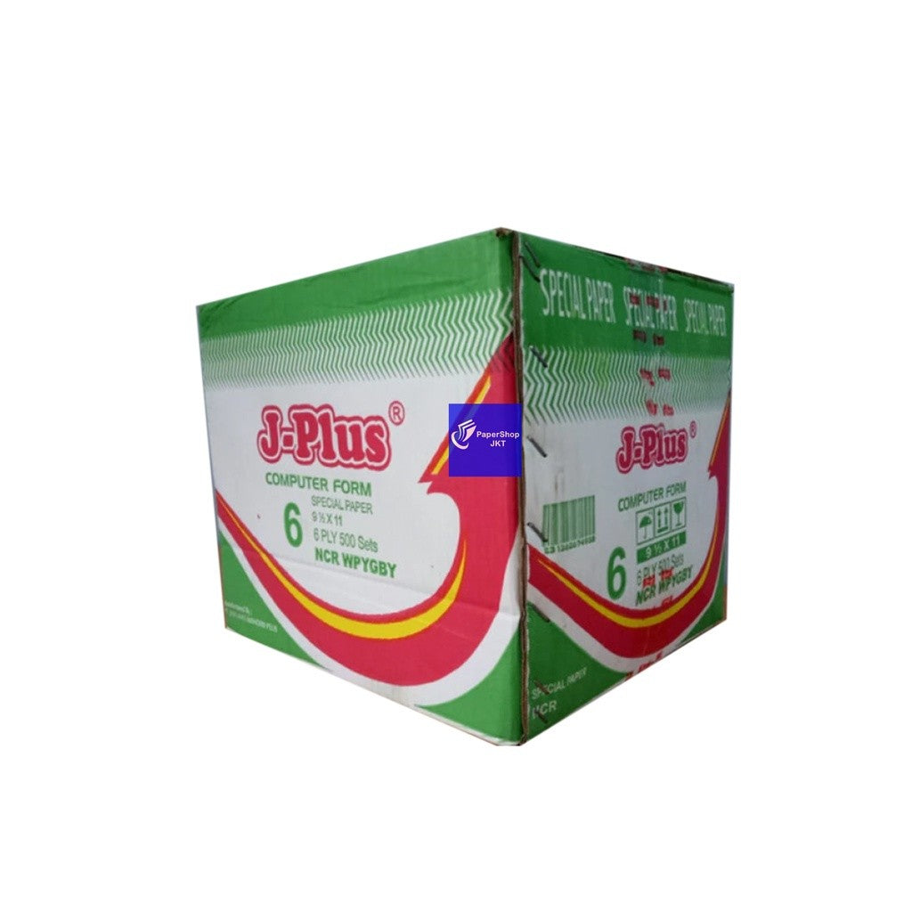 Jplus - Continous Form 6 Ply 9 1/2 x 11 Ncr Kertas Komputer - Box