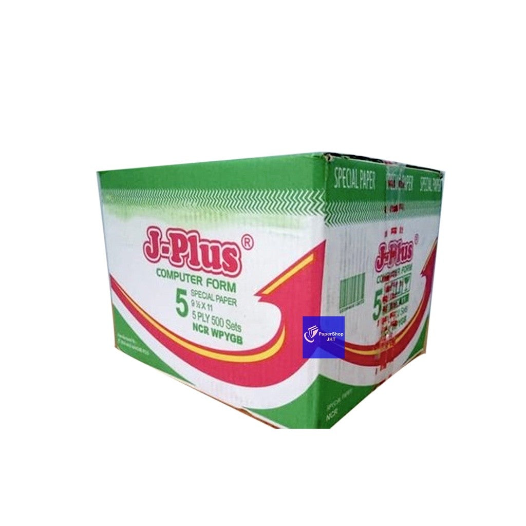 Jplus - Continous Form 5 Ply 9 1/2 x 11 Ncr Kerta Komputer