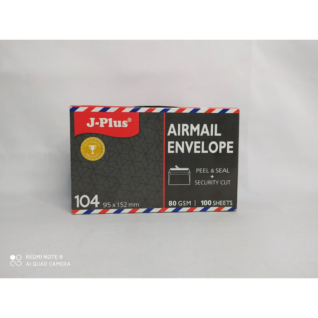 JPLUS - Amplop Merah Air Mail 104 80gsm - Pack