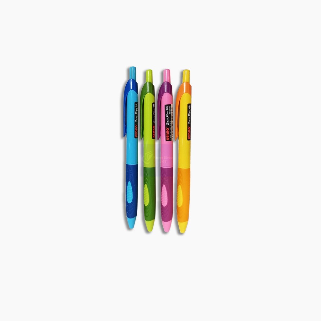 KENKO - Ballpen Easy Flow 68 Black - Pcs