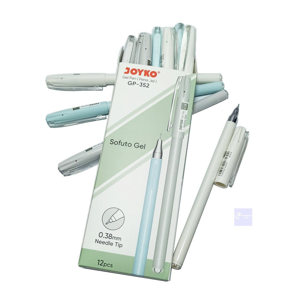 JOYKO - Gel Pen GP-352 Sofuto Gel Black - Lusin