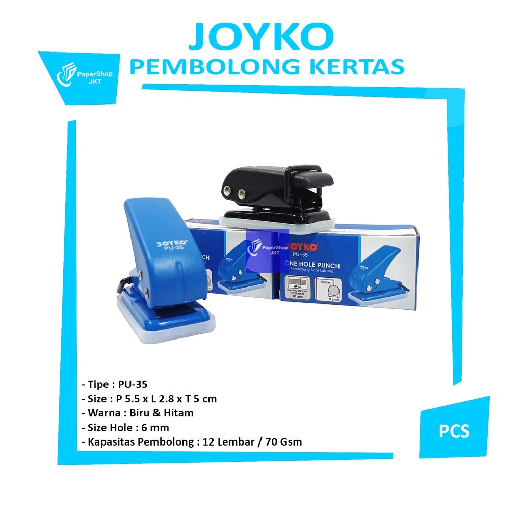 JOYKO - Pembolong Kertas Kecil Punch - 35 - Pcs