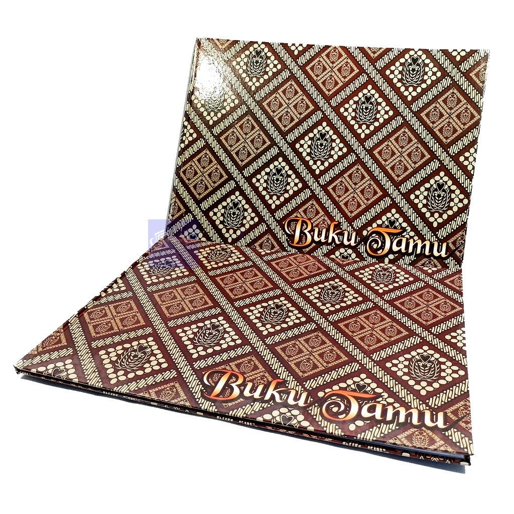 KENKO - Buku Catatan Tamu Undangan BT 3224 Cover Motif Batik isi 10 Lembar/Buku - Pcs