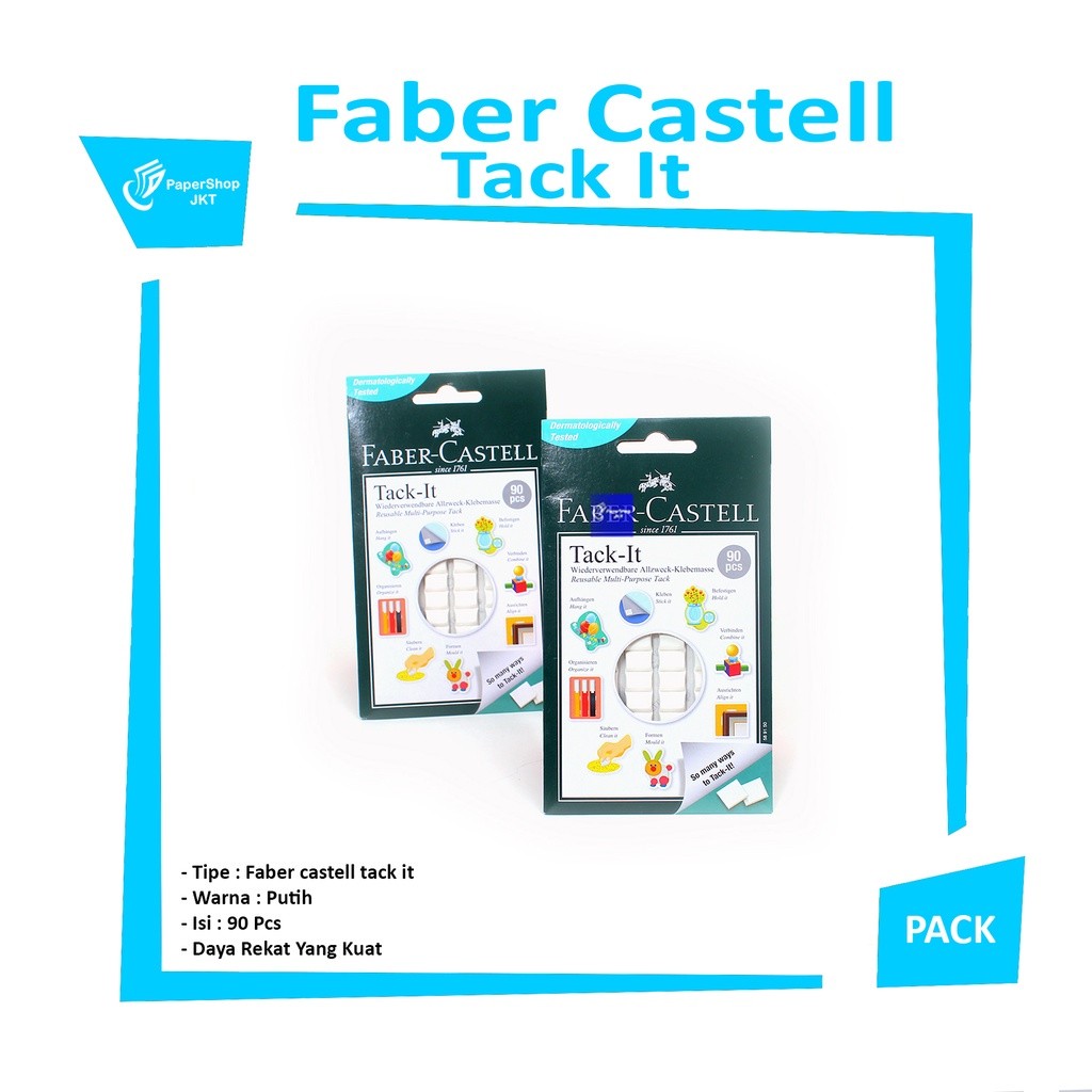 FABER CASTELL - Tack It 50gr - Lem Tempel - PAD
