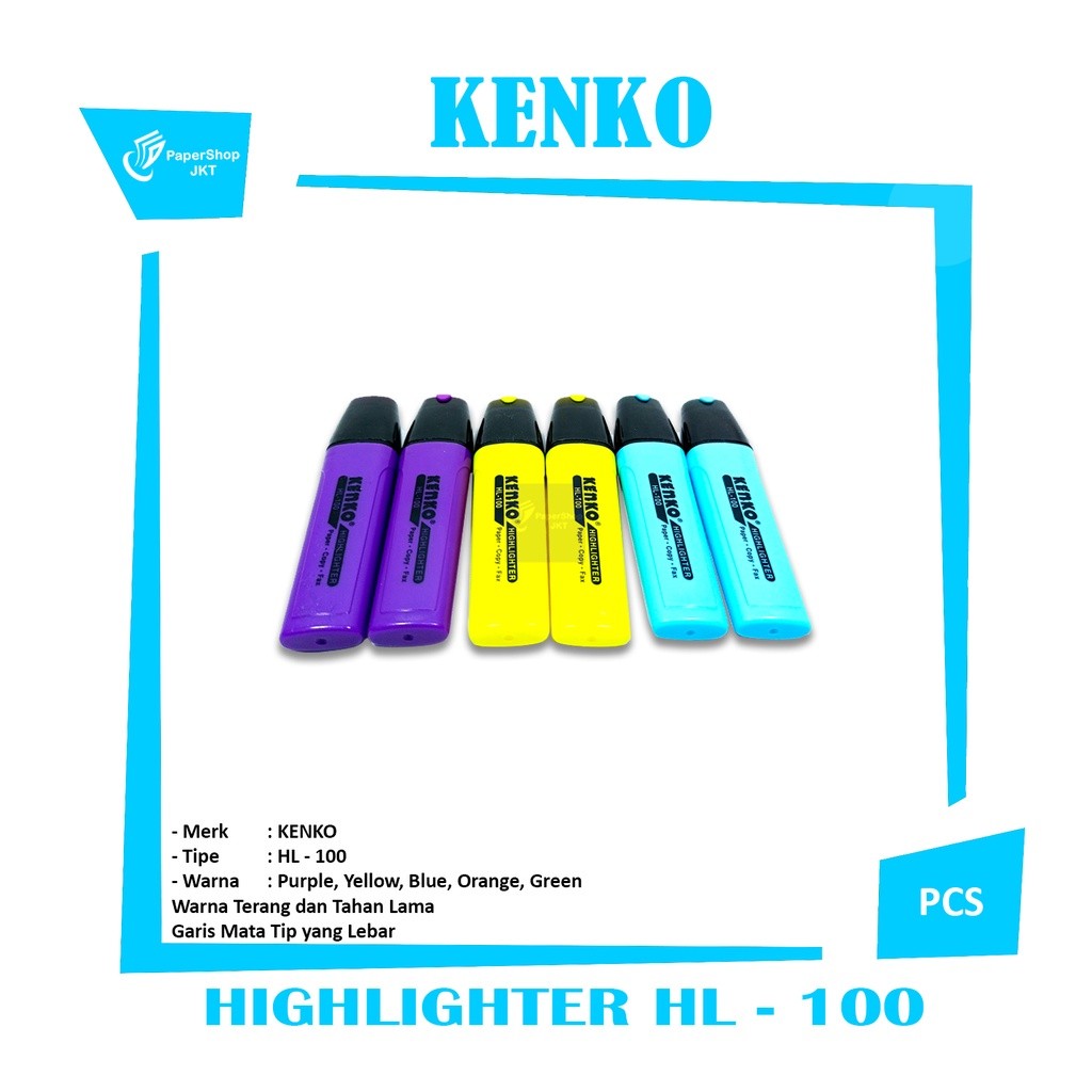 KENKO - Highlighter  HL-100 - Pcs