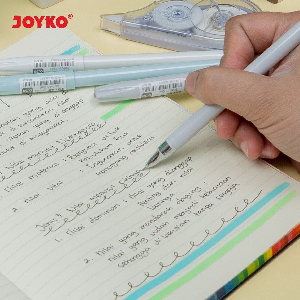 JOYKO - Gel Pen GP-352 Sofuto Gel Black - Pcs