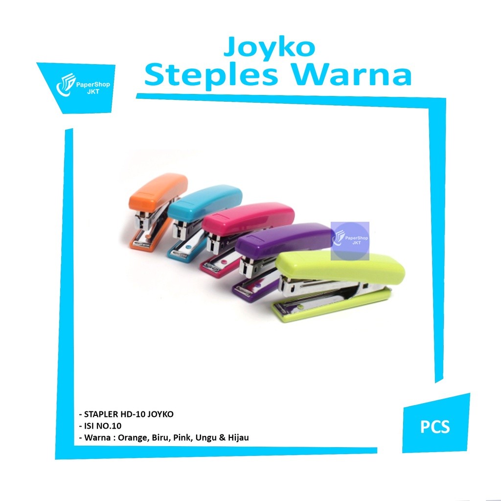 JOYKO - Staples HD-10D Stapler Steples Warna - Pcs