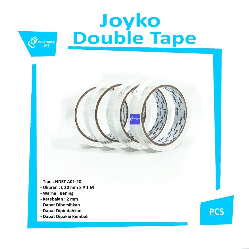 JOYKO - Ndst-A01-20 Nano Double Side Tape Transparant - Pcs