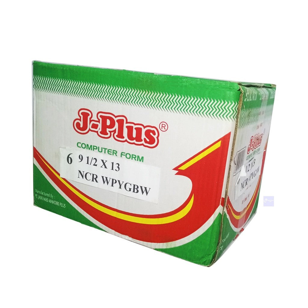 J-PLUS - Continous Form 9 1/2 x 13 6 Ply ( K6) NCR Kertas Komputer - Box