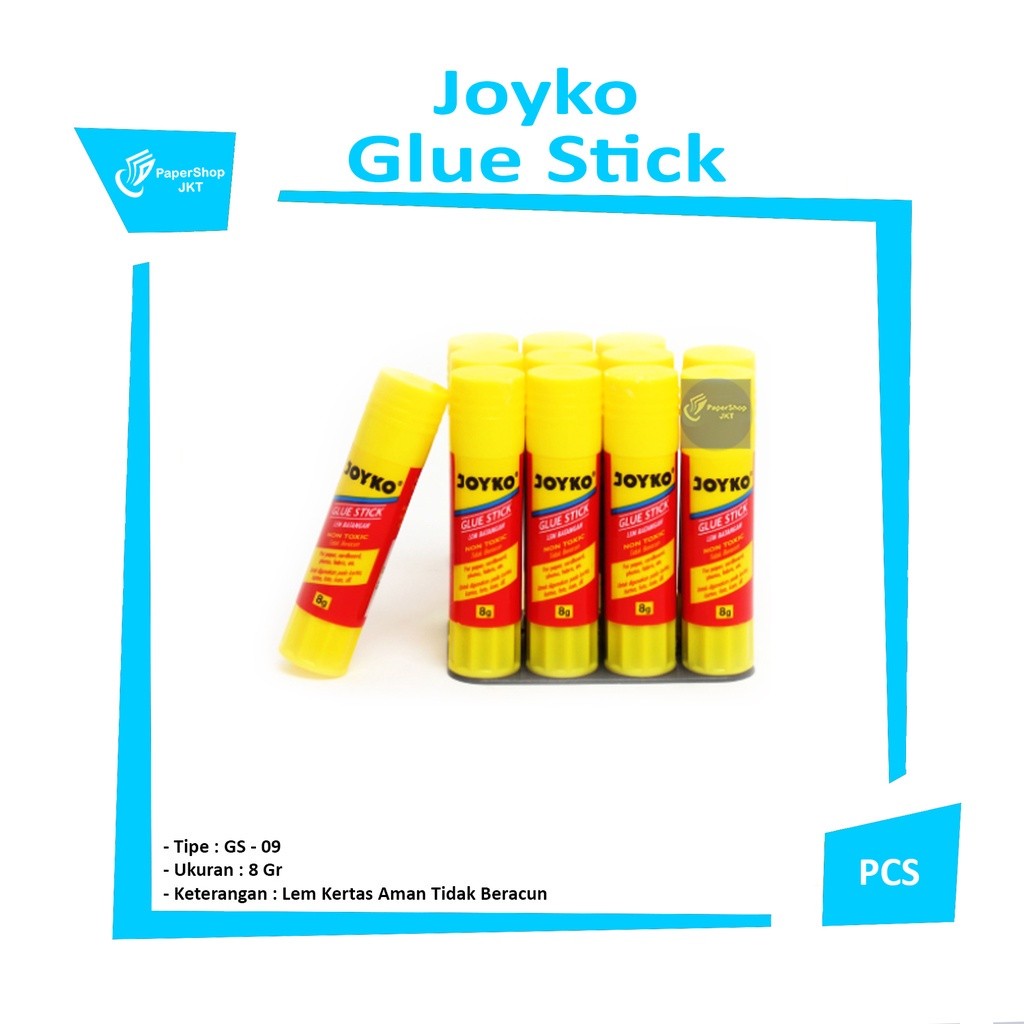 JOYKO - Glue Stick - Lem Batang Joyko GS-09 - 8gr - Pcs