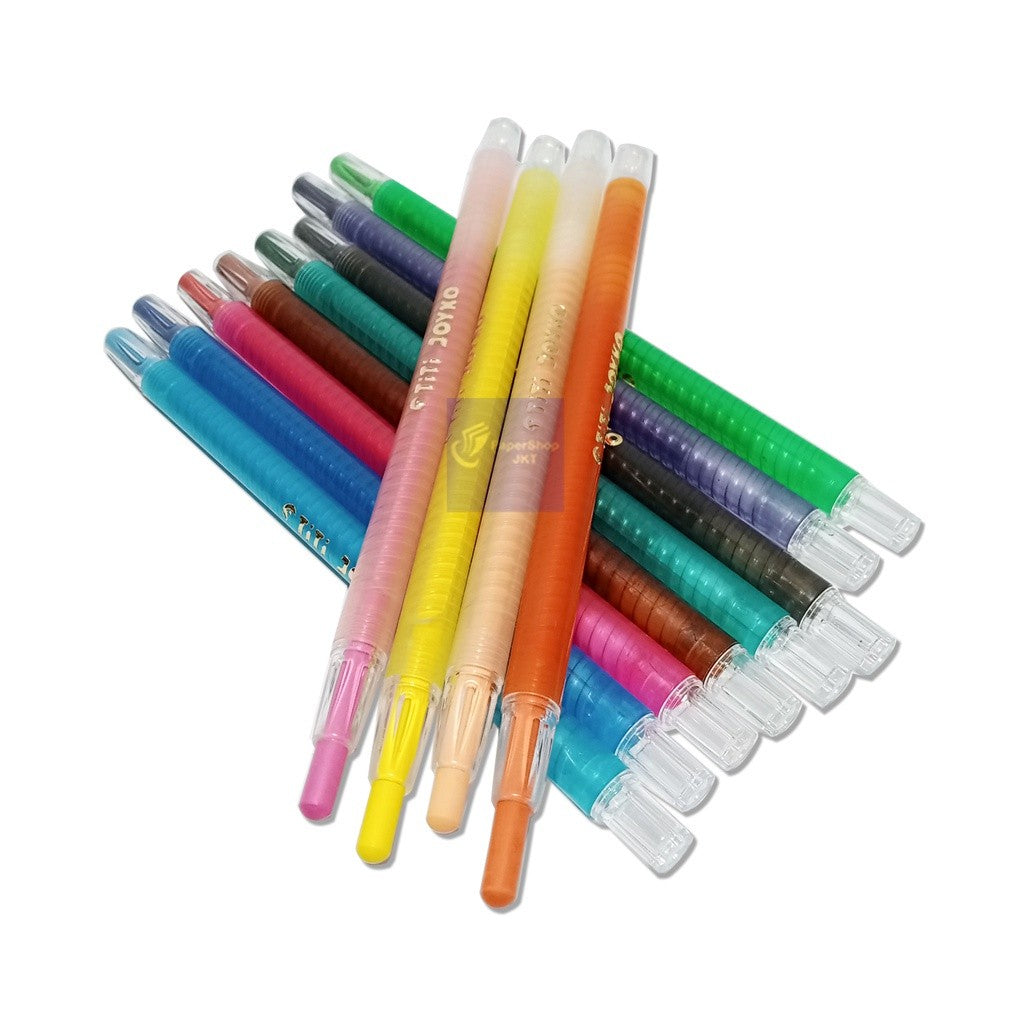 JOYKO - Crayon Putar Twist 12S - 12 Warna - SET