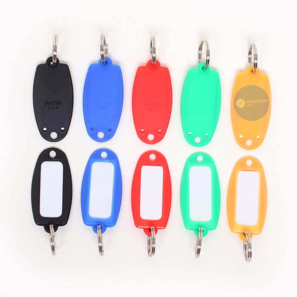 JOYKO - Key Ring Kr - 8 isi 50 Gantungan Kunci - Name Tag Kunci