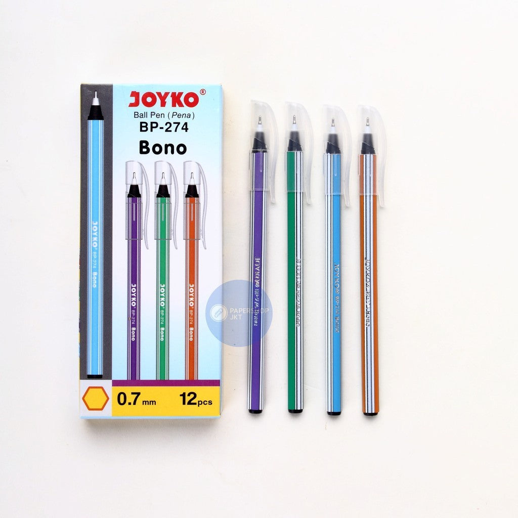 JOYKO - Ballpen Bp-274 Bono Tinta Hitam - Lusin
