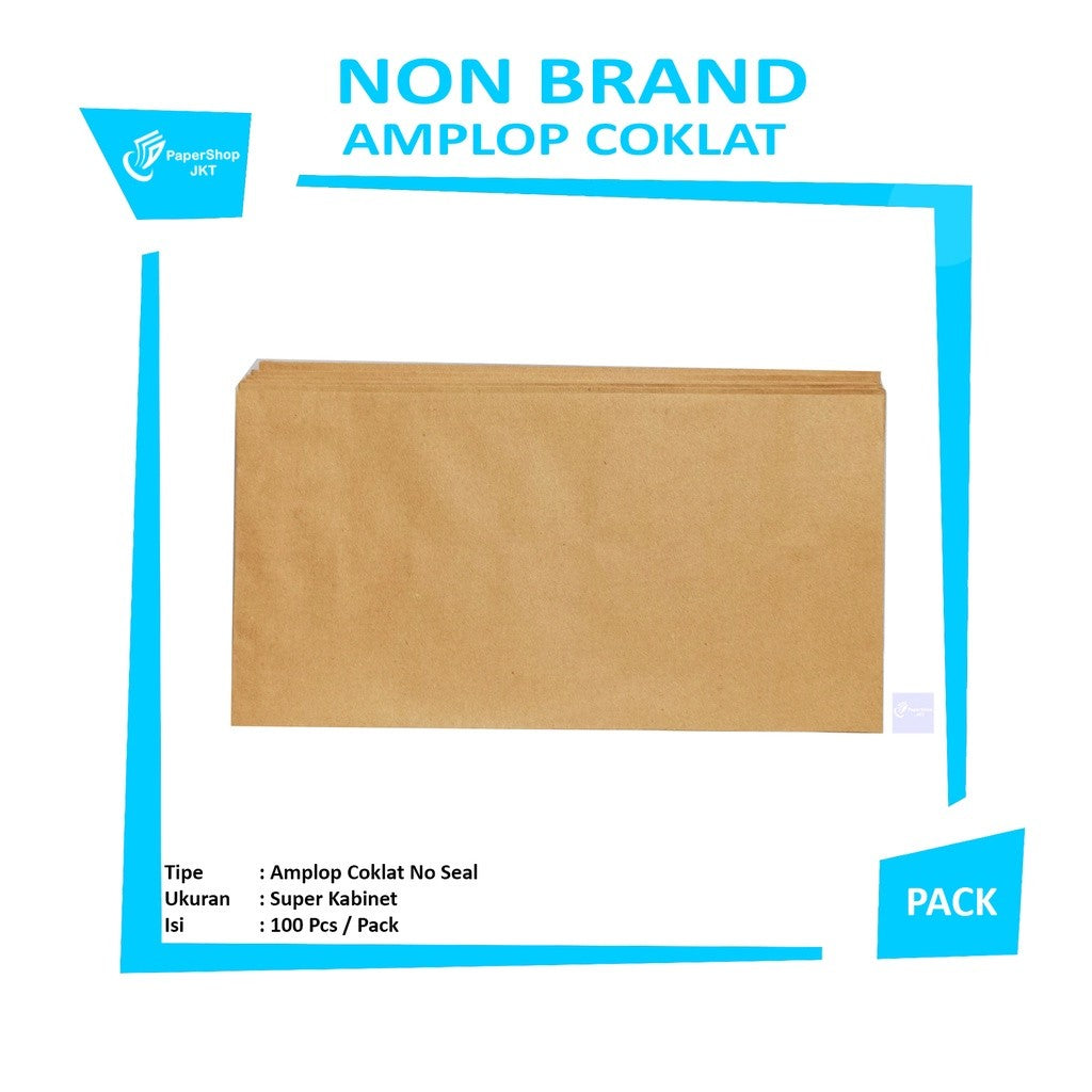 PSJ - Amplop Coklat Super Cabinet - Pack
