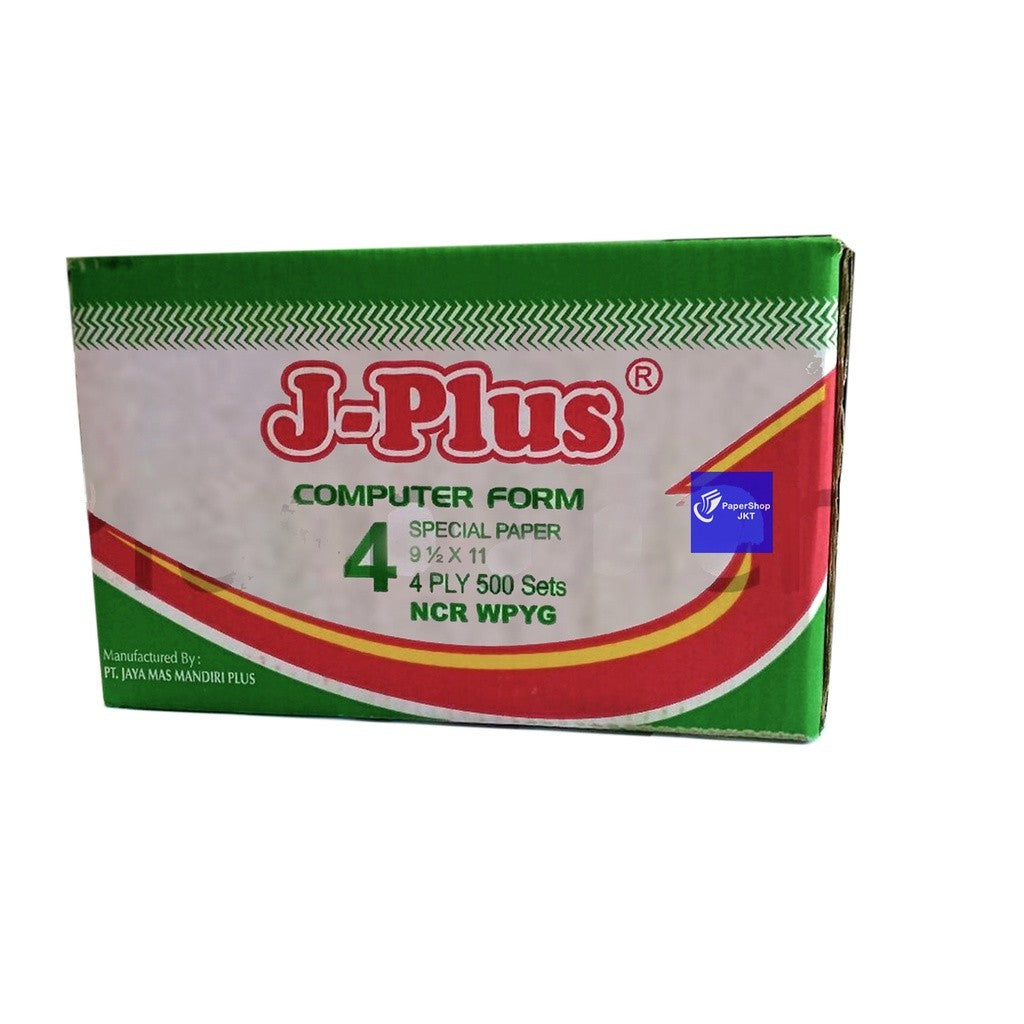 JPlus - Continous Form 4 Ply 9 1/2 x 11 Ncr Kertas Komputer - Box