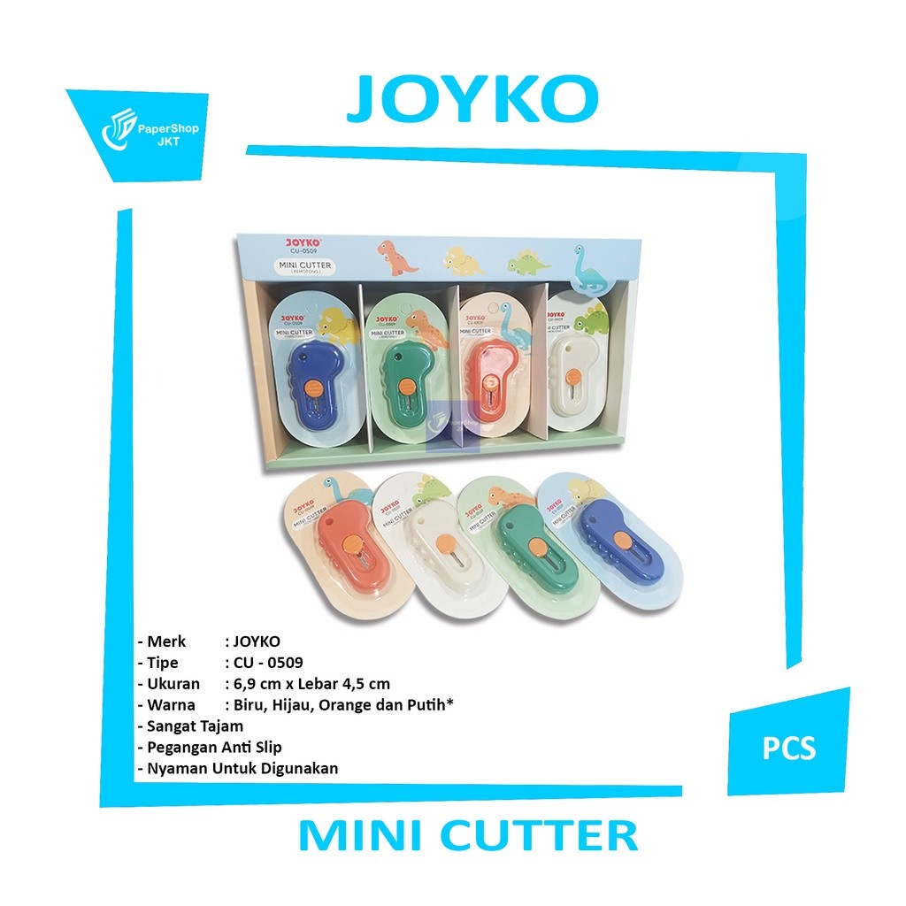 JOYKO - Mini Cutter / Cutter Kecil CU - 0509 - Pcs