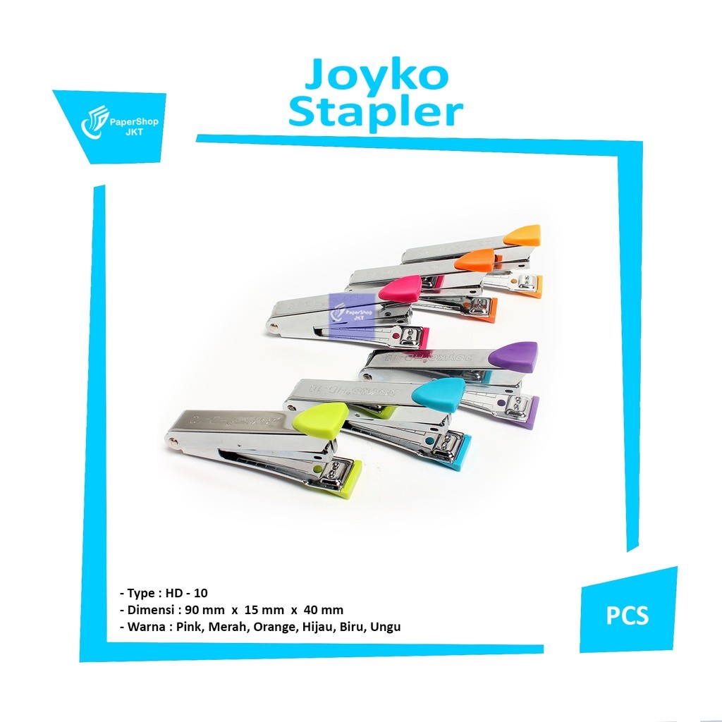 JOYKO - Stapler HD-10 ~ HD-10CL Hekter Warna Random - Pcs