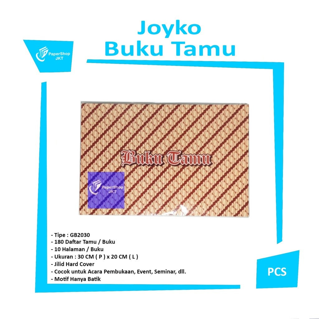 JOYKO - Buku Tamu Undangan GB-2030 - PCS
