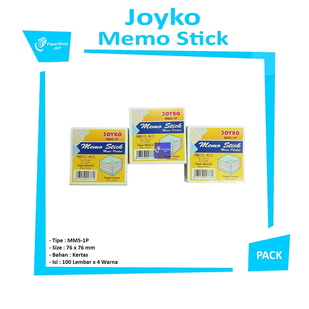 JOYKO - Memo Stick MMS-1P Memo Stick - Pack