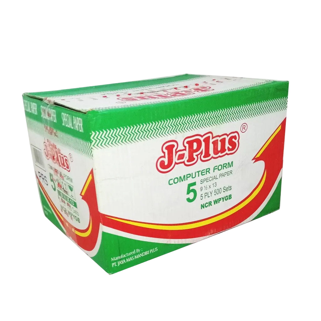 J-PLUS - Continous Form 9 1/2 x 13 5 Ply ( K5) NCR Kertas Komputer - Box
