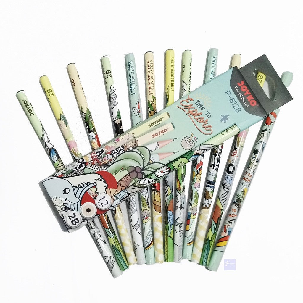 JOYKO - Pensil Ujian Kayu 2B P-8128 - Pcs