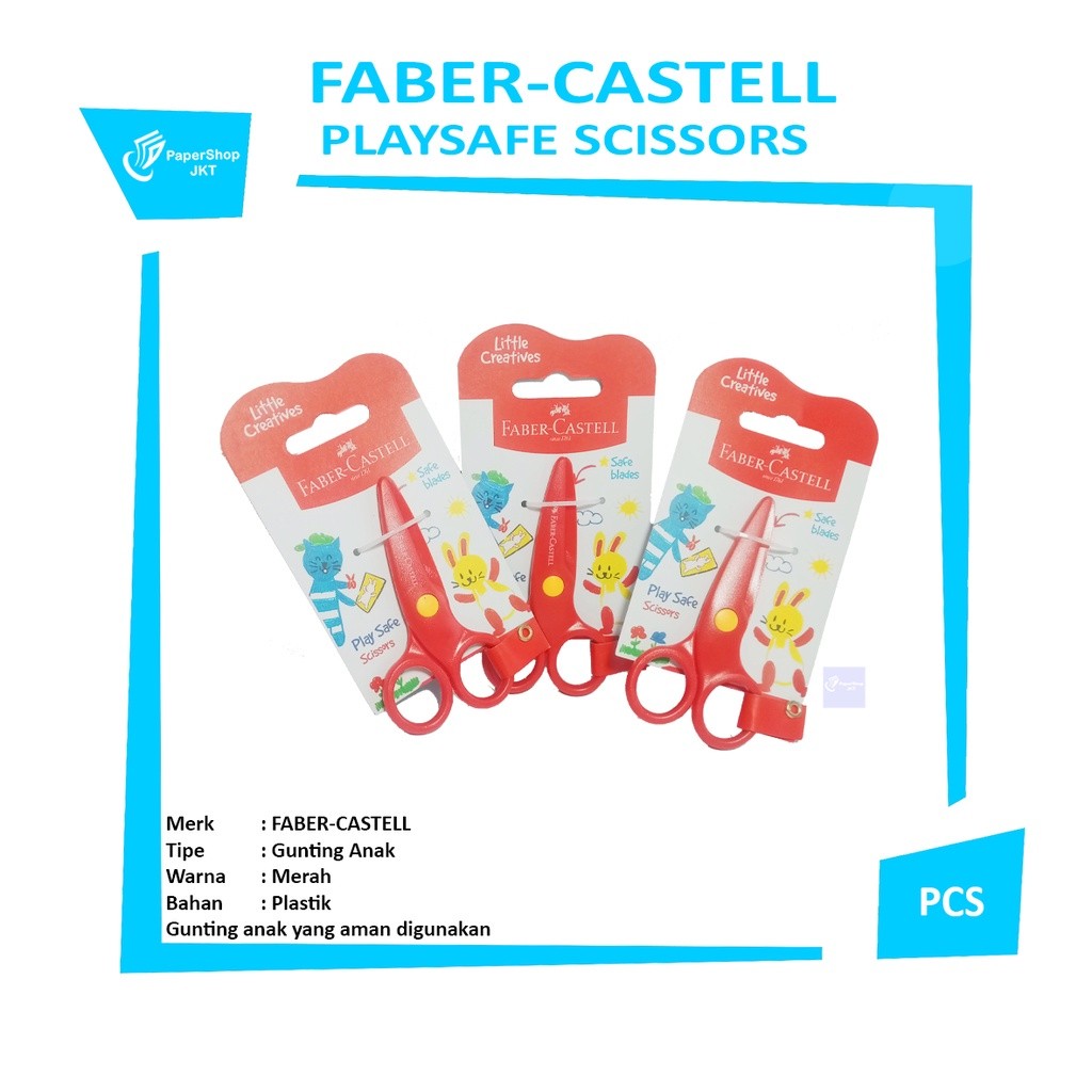 FABER-CASTELL - Playsafe Scissors - Gunting - Pcs