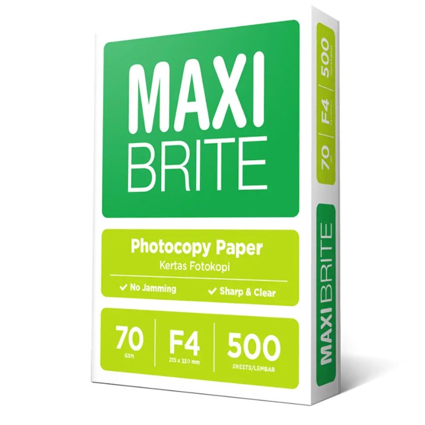 Maxi Brite -  Paper Print A4 70g Kertas Fotokopi - Rim