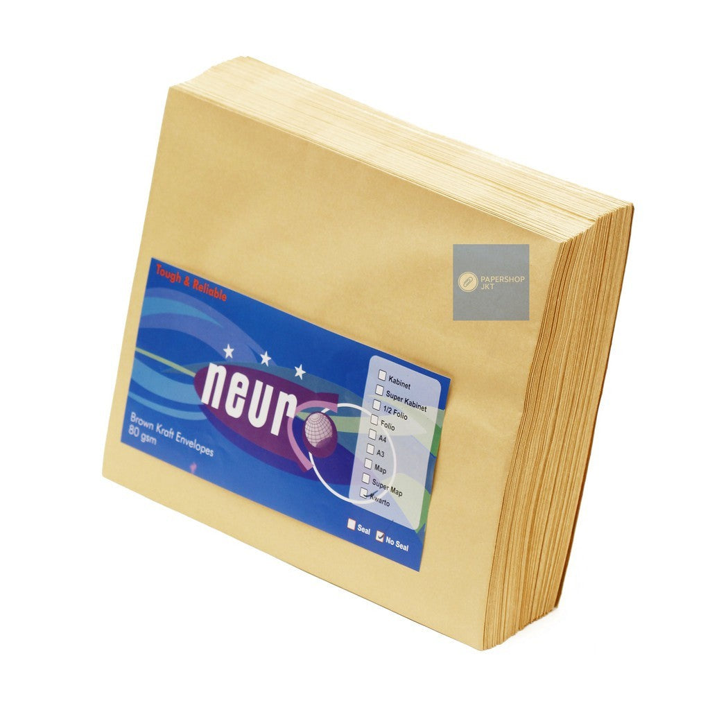 NEURO - Amplop Coklat Ukuran Kwarto No Seal - Pack