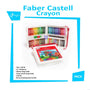 FABER CASTELL - Crayon Hexagonal Oil Pastel 48 Warna - Set