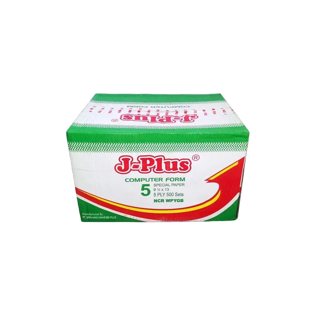 J-PLUS - Continous Form 9 1/2 x 13 5 Ply ( K5) NCR Kertas Komputer - Box