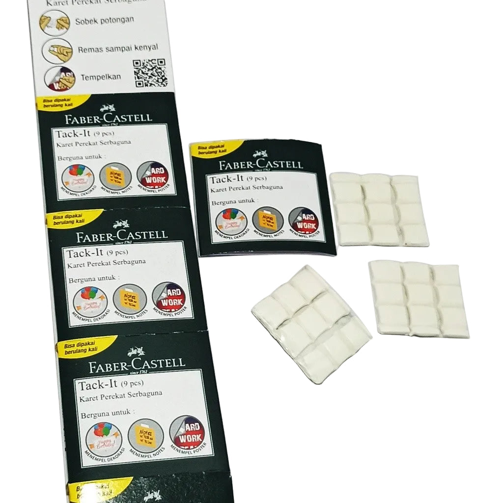 FABER-CASTELL - Tack It Karet Perekat Multiguna 6gr - Pad