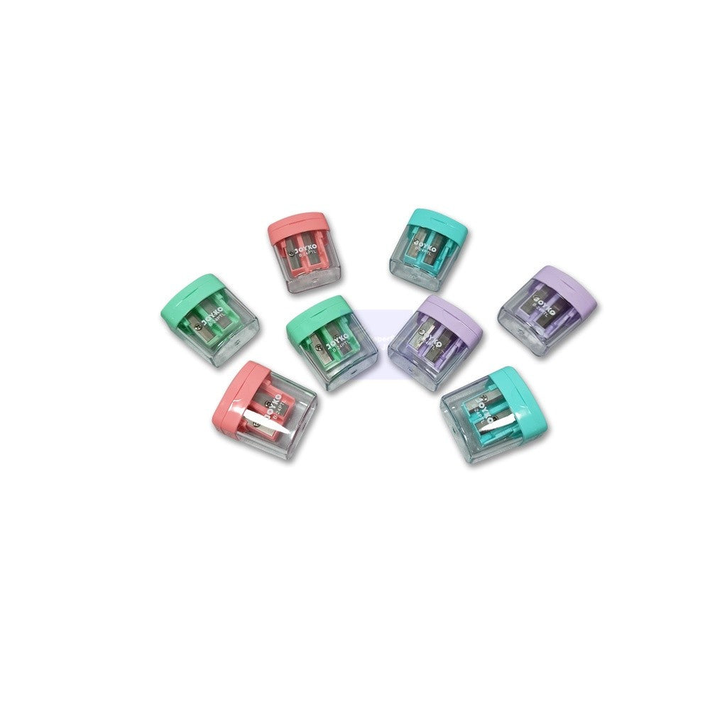 Joyko Rautan Pensil Sharpener B-24PTL 2 Lubang Warna Pastel Box