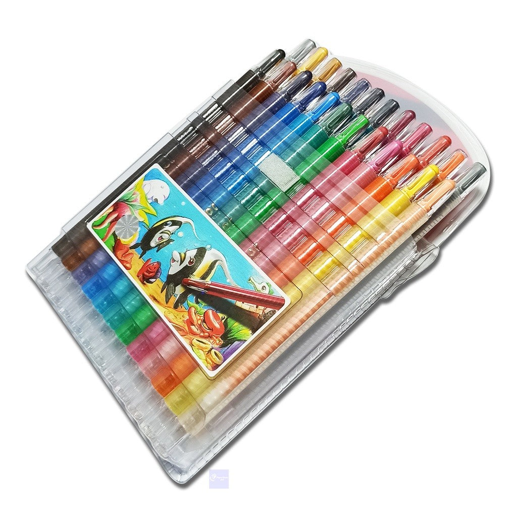 JOYKO - Krayon Putar Twist Crayon TWCR-24S - Set