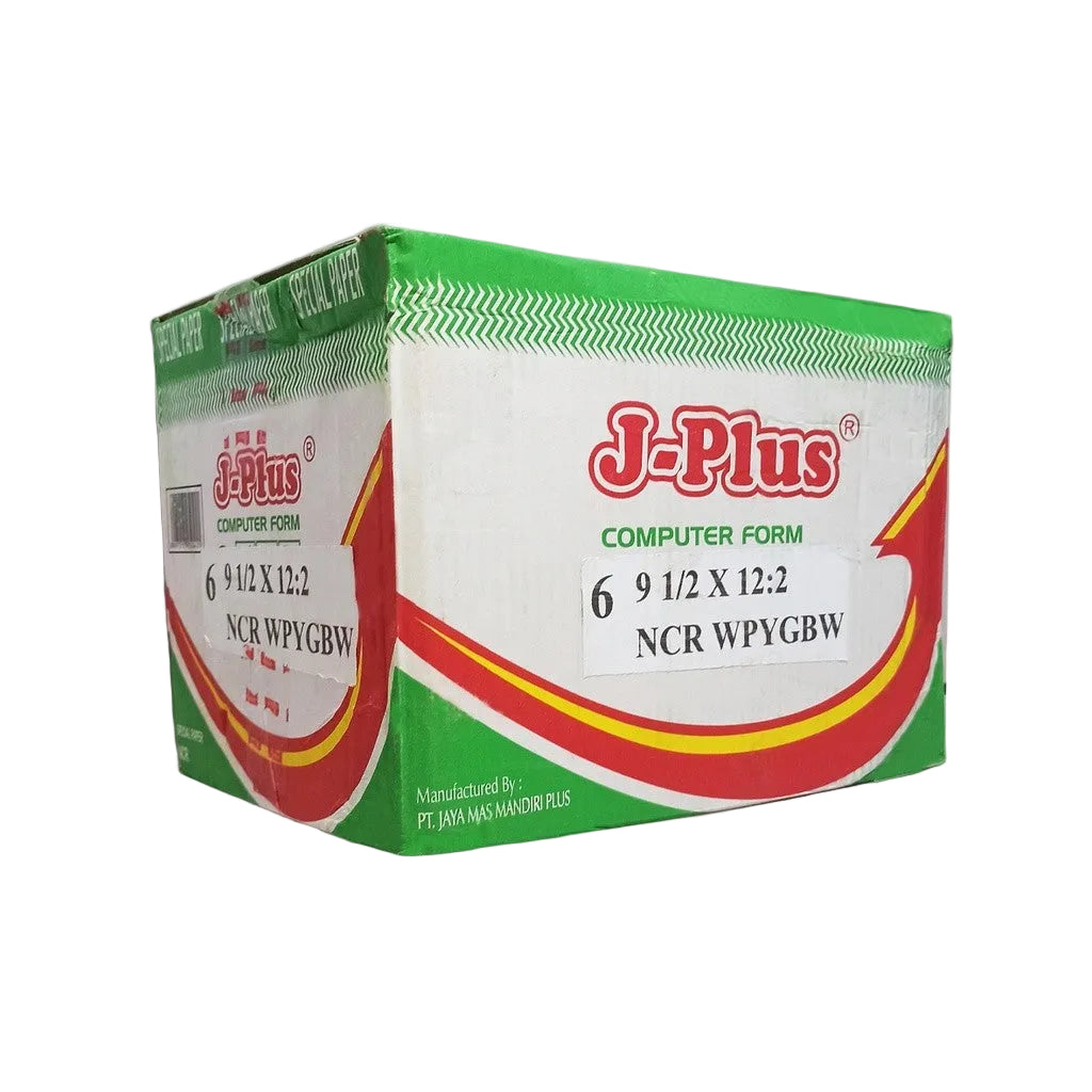 J-PLUS - Continous Form 6 Ply 9 1/2 x 12/2 NCR Kertas Komputer - Box