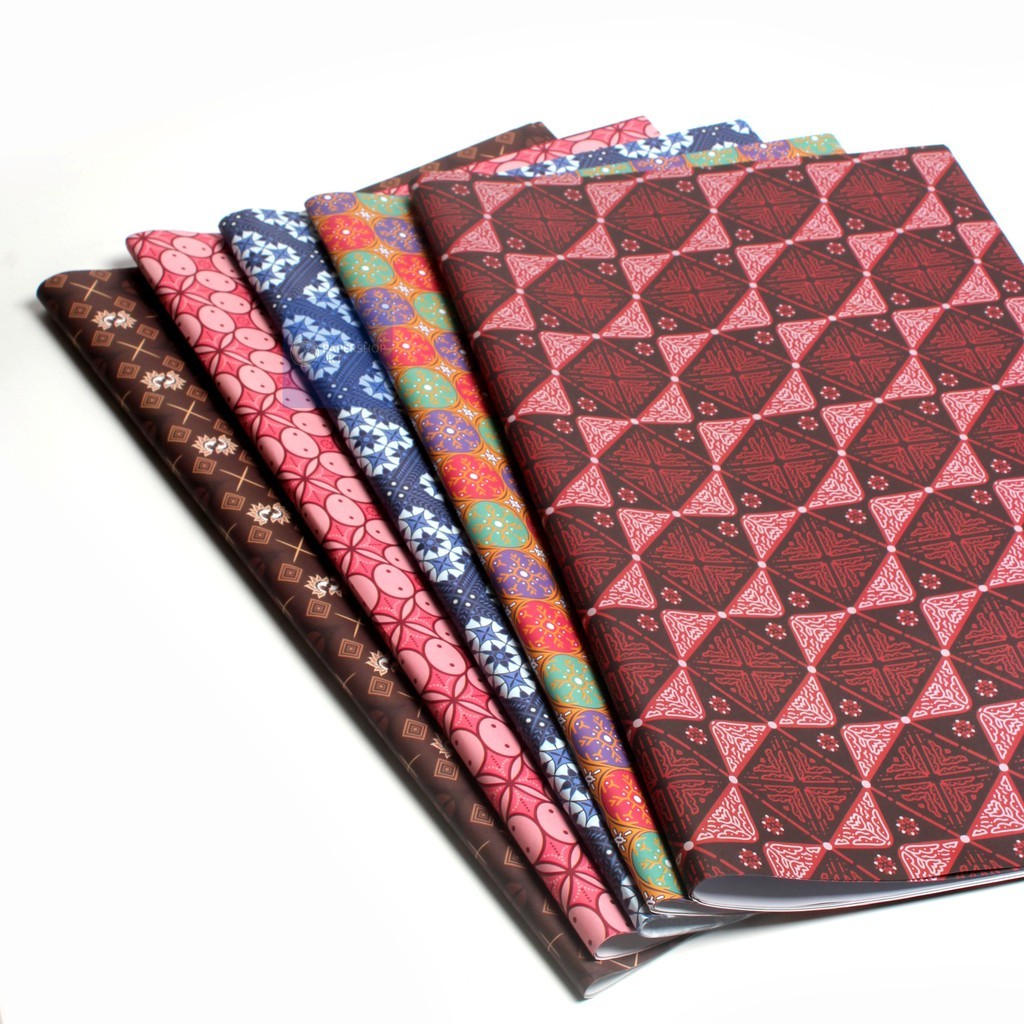 SIDU - Kertas Kado Motif Batik / Bungkus Kado Variasi Motif Batik [ 50 Lembar ]  - Pack