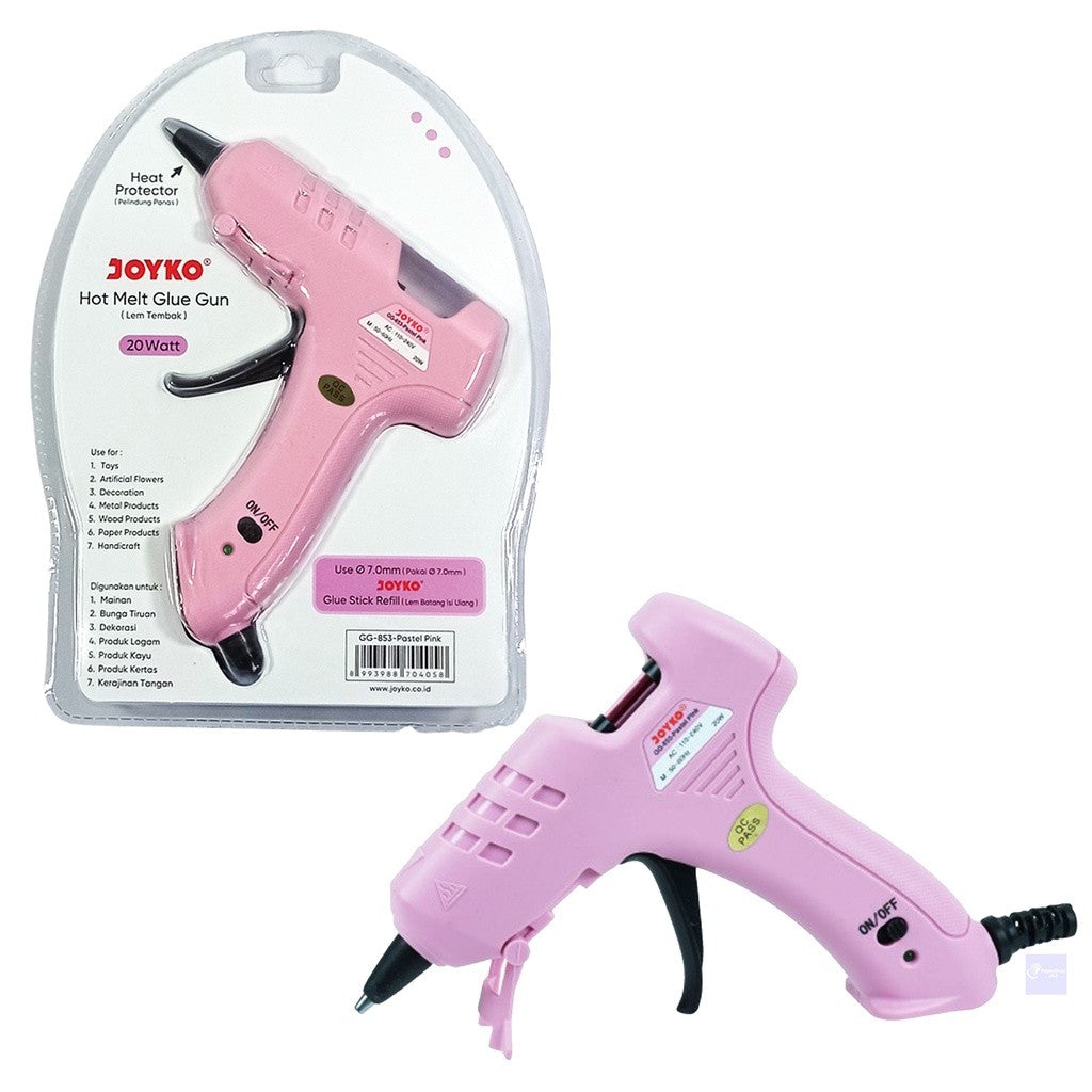 JOYKO - Glue Gun GG - 853 Pastel - Lem Tembak - Pcs