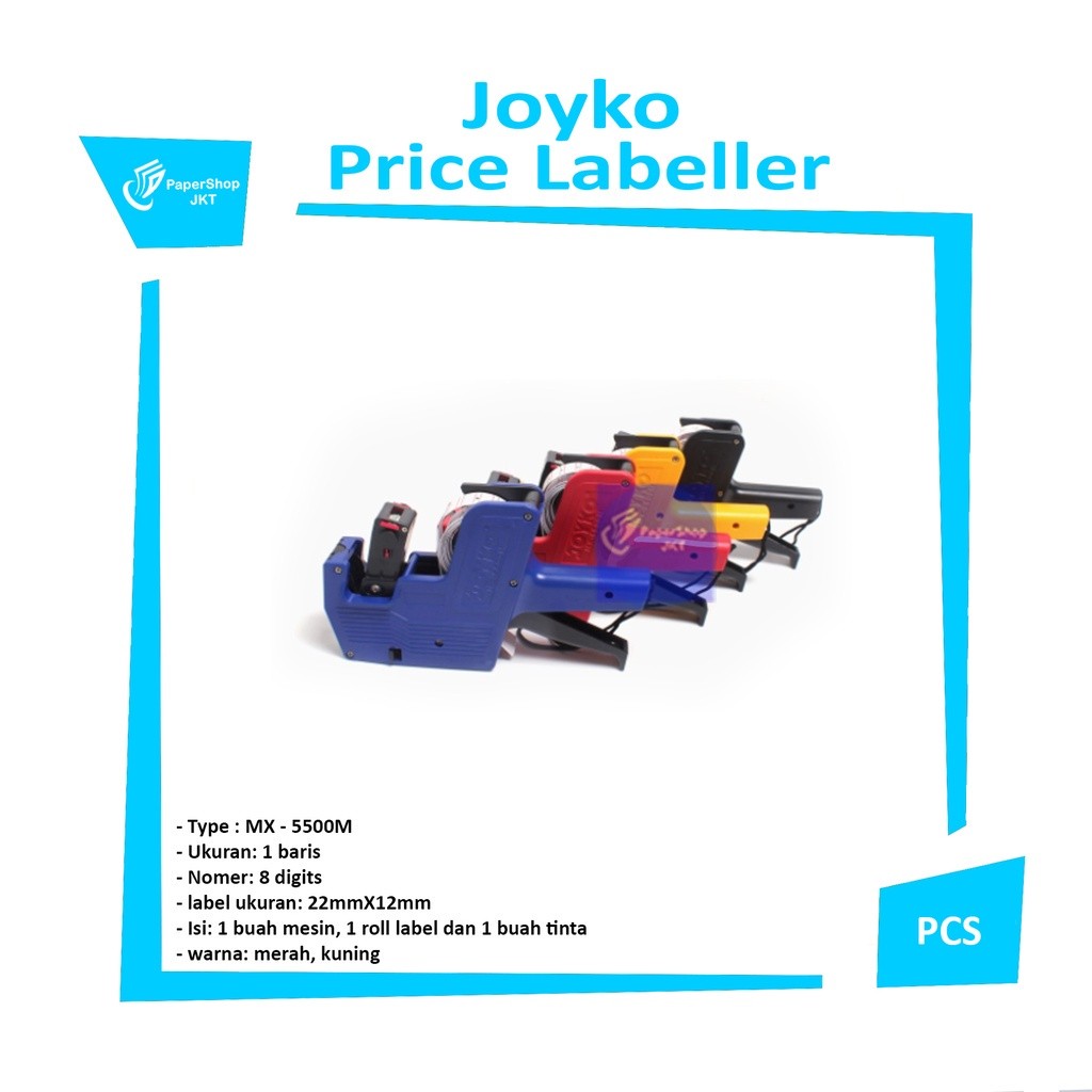 JOYKO - Price Labeller MX-5500M - Label Sticker Harga - Pcs
