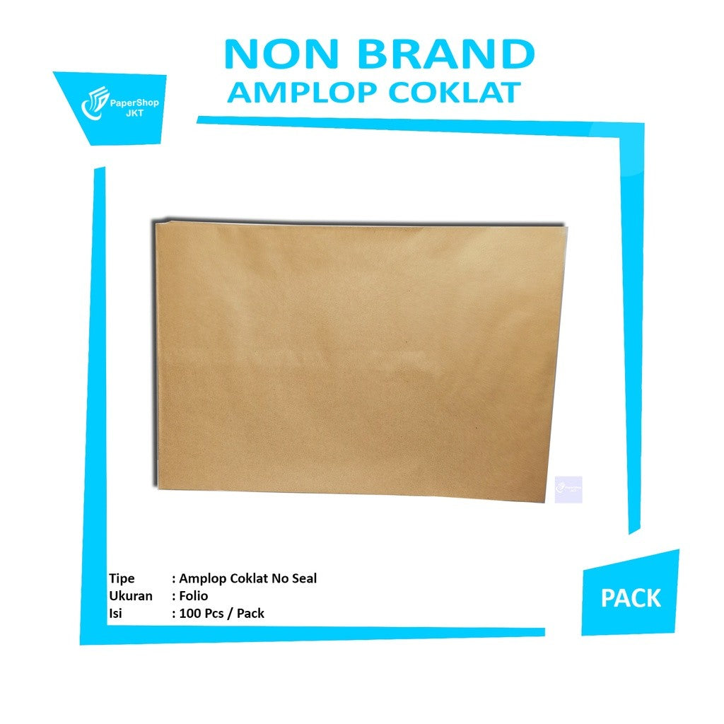 PSJ - Amplop Coklat Folio - Pack