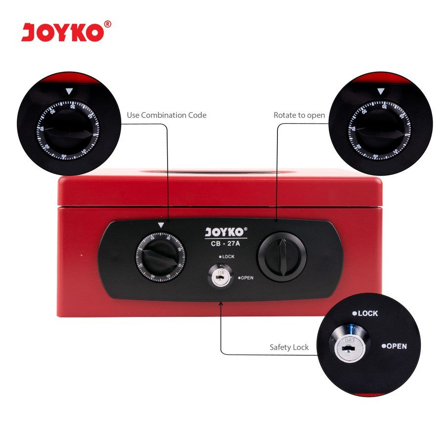 JOYKO - Cash Box CB-27A Kotak Penyimpanan Duit