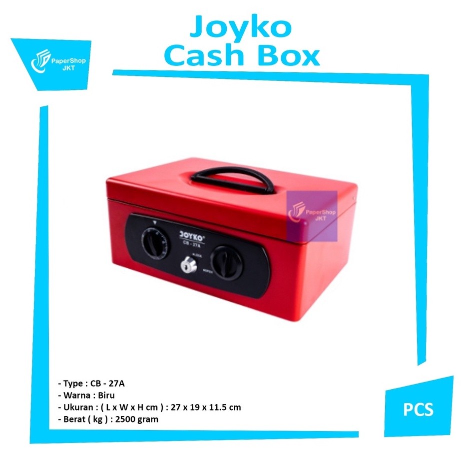 JOYKO - Cash Box CB-27A Kotak Penyimpanan Duit